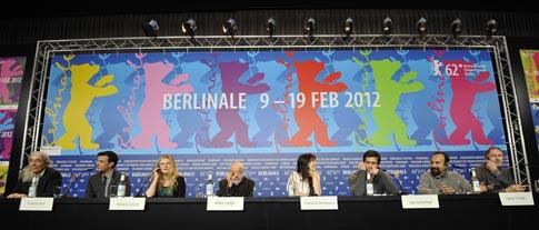 Members of jury attend news conference at 62nd Berlinale International Film Festival in Berlin