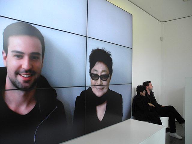 Yoko Ono installation in the Serpentine gallery