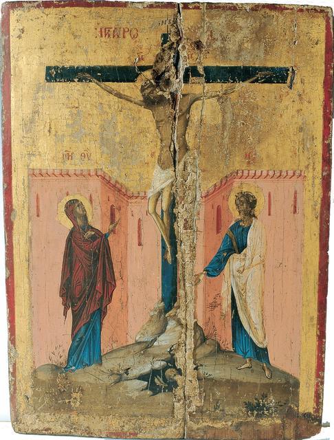 Crucifixion. Vers 1500. Pelendri, chapelle de la Panagia Kat