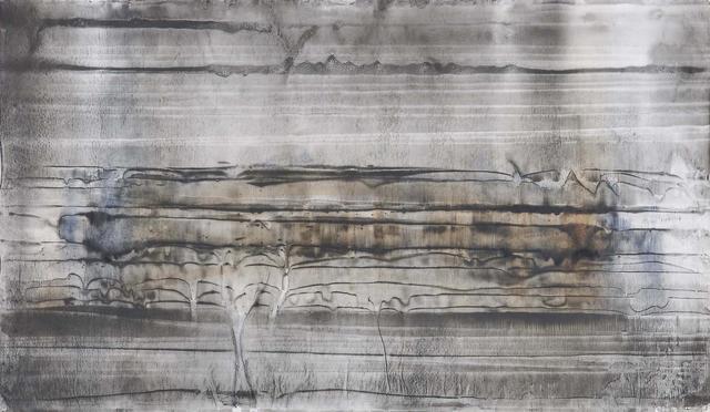 MICHAELIDES, Untitled oil, ink brown and gret tones)