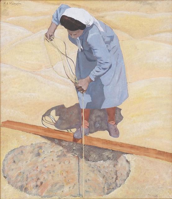 MICHAELIDES, Woman digging a well