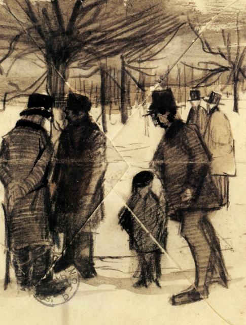 five-men-and-a-child-in-the-snow-18831