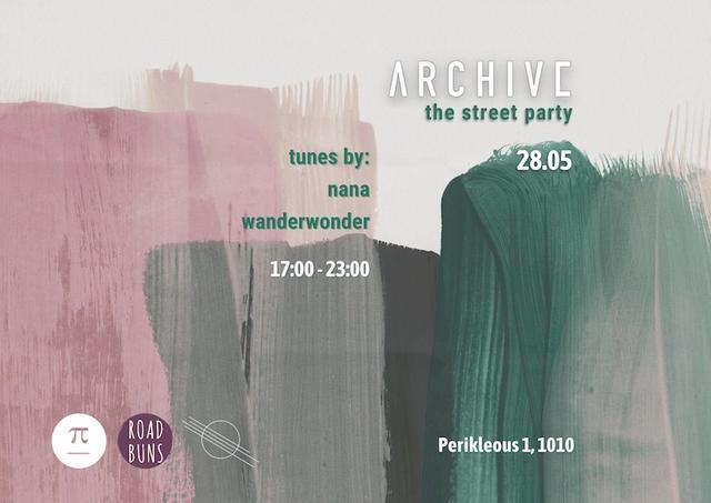 archive artspace - the street party poster