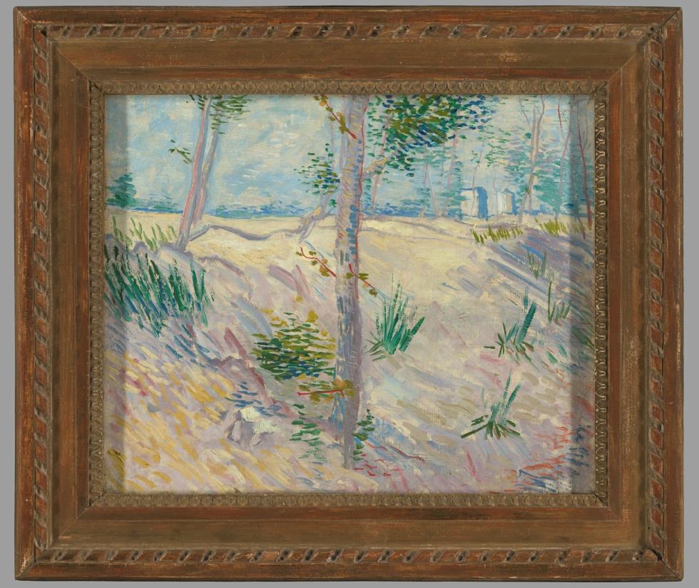 Vincent van Gogh, Riverbank with Trees (Όχθη του ποταμού με δέντρα). On loan from the P. and N. de Boer Foundation, 2024.