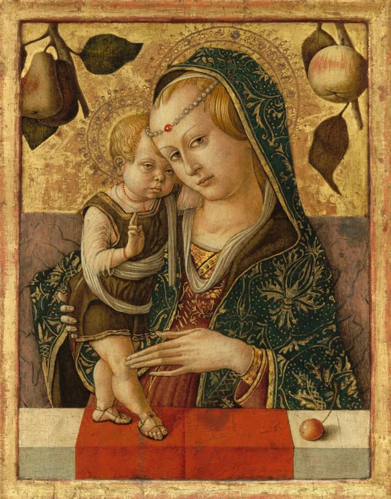 Το «Madonna and Child» του Carlo Crivelli, ζωγραφισμένο περίπου το 1490. Εθνική Πινακοθήκη Τέχνης, Λονδίνο.