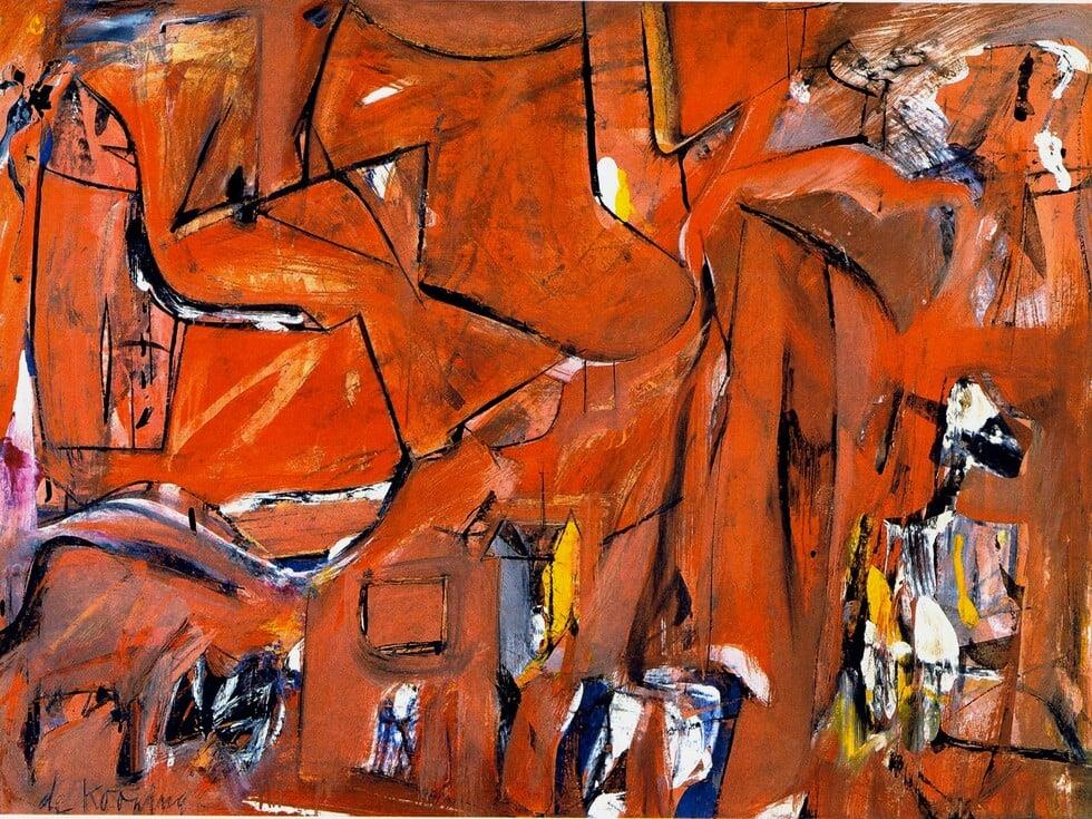 De Kooning, Ganesvoort Street, 1949. © 2012 The Willem de Kooning Foundation/Artists Rights Society (ARS), New York